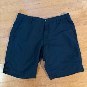 Under Armour Navy Flat Front Shorts